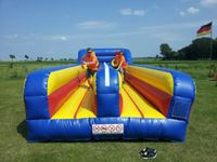 Hüpfburgverleih Ostfriesland | Bungee Run, Feld, Wettkampf, Gürtel, Kinder, Erwachsene, Spaß, Hüpfburg | Niedersachsen & Bremen