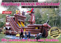 Hüpfburgverleih Ostfriesland | Wikingerschiff, Hüpfburg, Rutsche, Vikings, Kinder, Flyer | Niedersachsen & Bremen